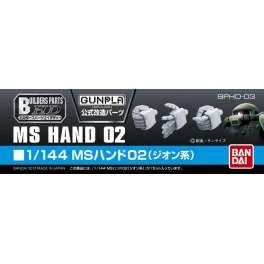 BUILDERS PARTS MS HANDS 02 ZEON 1/144