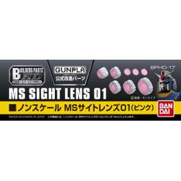 BUILDERS PARTS SIGHT LENS PINK