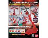 GUNDAM ACTION BASE 2 CLEAR RED